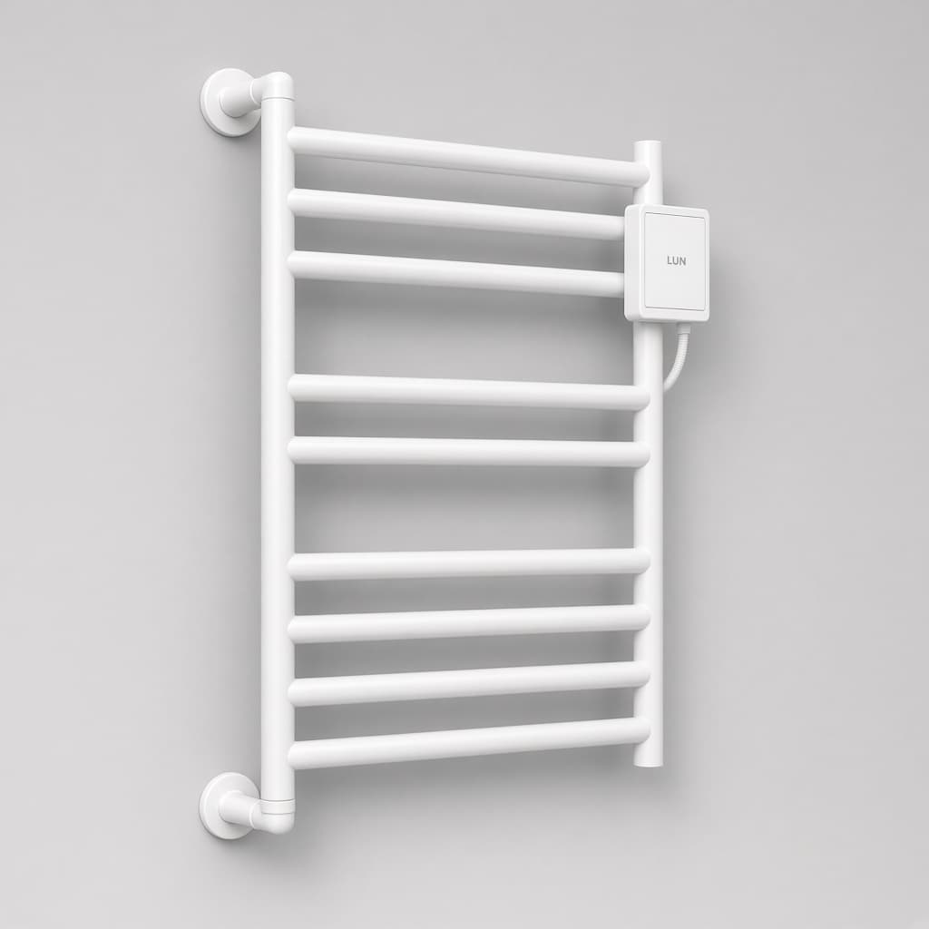 LUN Heated Towel Rail by LUN — rear view