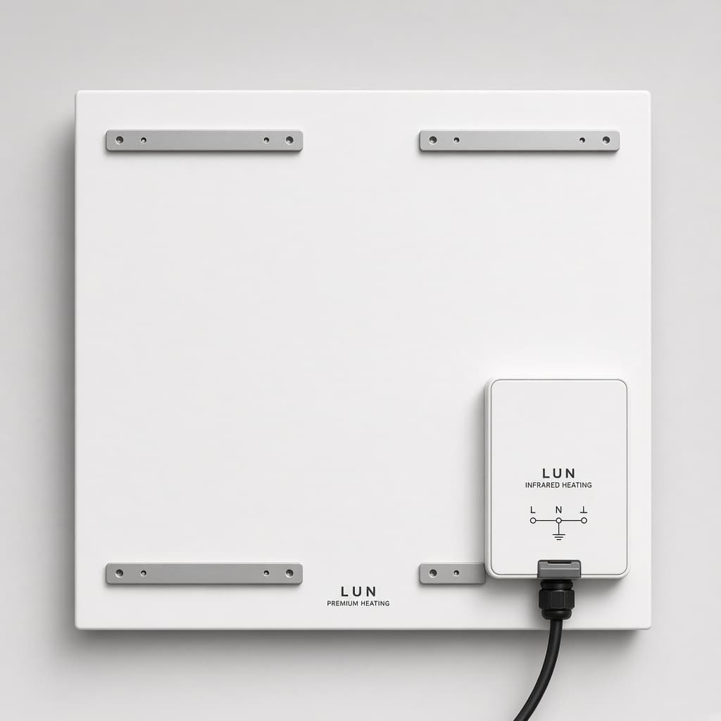 LUN Premium Infrared Heating Panel by LUN — rear view