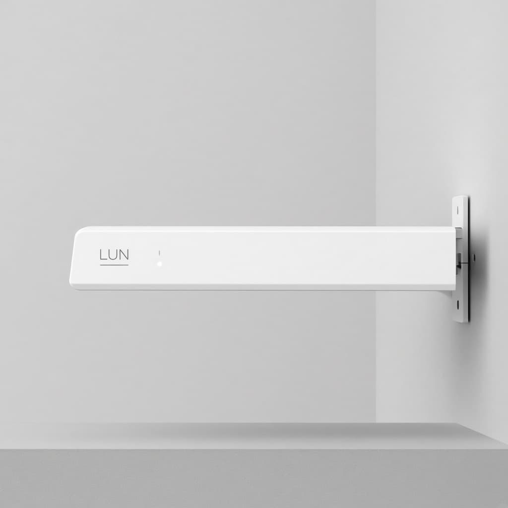 LUN Smart Panel Heater by LUN — side view